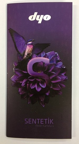 DYO BOYA SENTETİK RENK KARTELASI