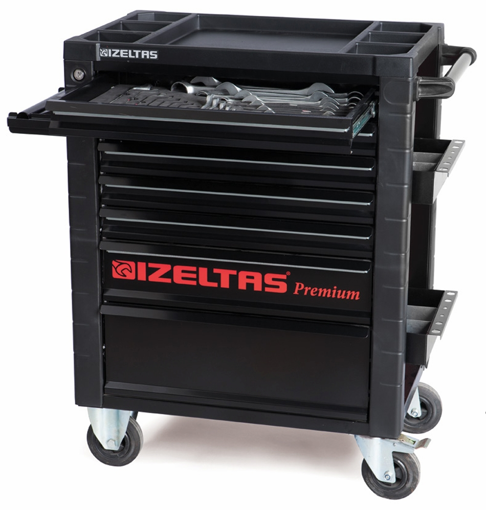 İZELTAŞ Premium Serisi Takım Dolabı (7 ÇEKMECE) (DOLU-250 PARÇA)  8245 00 7096