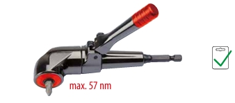 CETA  F26/AG  1/4” Delme ve Vidalama Köşe Adaptörü (90° Döner Kol)