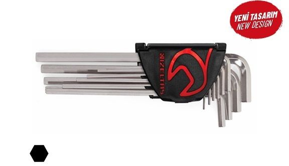 İZELTAŞ 12'li Allen Anahtar Takım Altı Köşe Uzun Boy (mm)  4903 00 3112