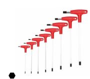 İZELTAŞ  T Tipi Allen Anahtar Takımı (8 Parça, mm)  4920 00 8108