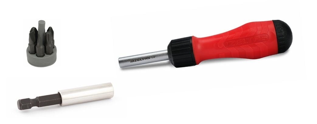 İZELTAŞ  Cırcırlı Manyetik Bits Uç Tutucu Tornavida Seti (8 Parça)  13000 005429