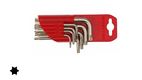 İZELTAŞ Torx® Allen Anahtar Takımı (8 Parça) 4910 00 7108