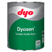 DYO DYOSEN SENTETİK PARLAK BOYA 2,5 LT. 1126 YENİ FİLDİŞİ